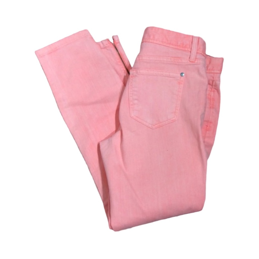 Tommy Hilfiger Skinny Ankle Crop Jeans Zipper Legs